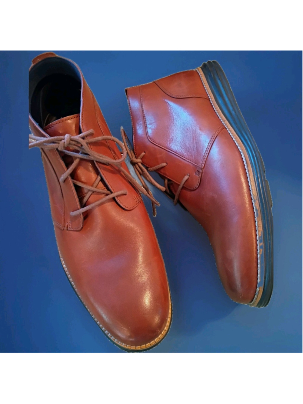 Cole Haan-Sz 11- Original Grand Chukka Boot Woodbury/Dark Roast Style C28214